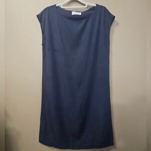 Sosie Sosie Montreal Navy Blue Dress Women's Size M Straight Cut